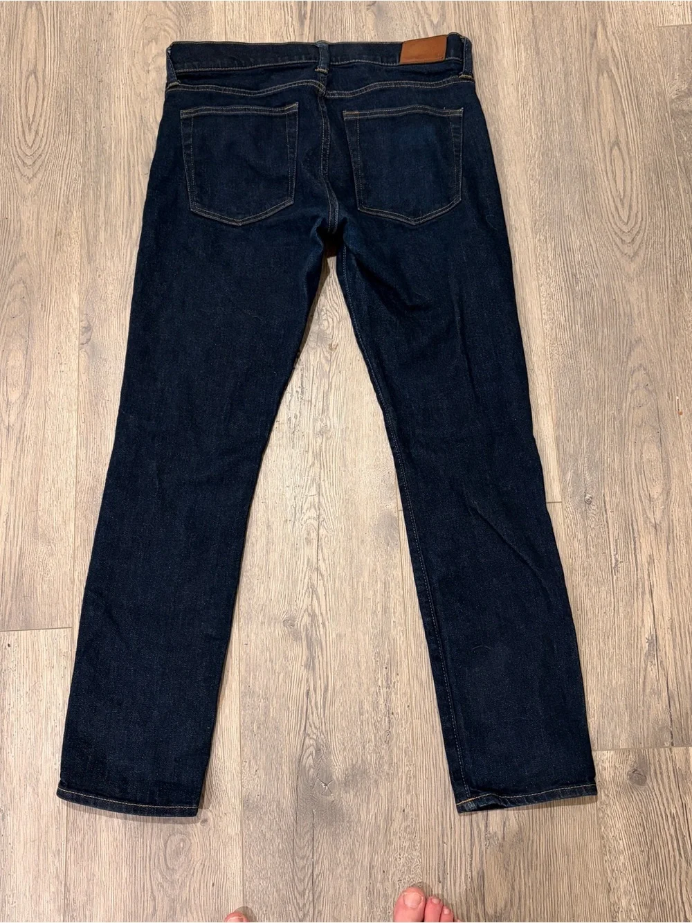 Men's J. Crew 250 Dark Blue Slim Fit Jeans